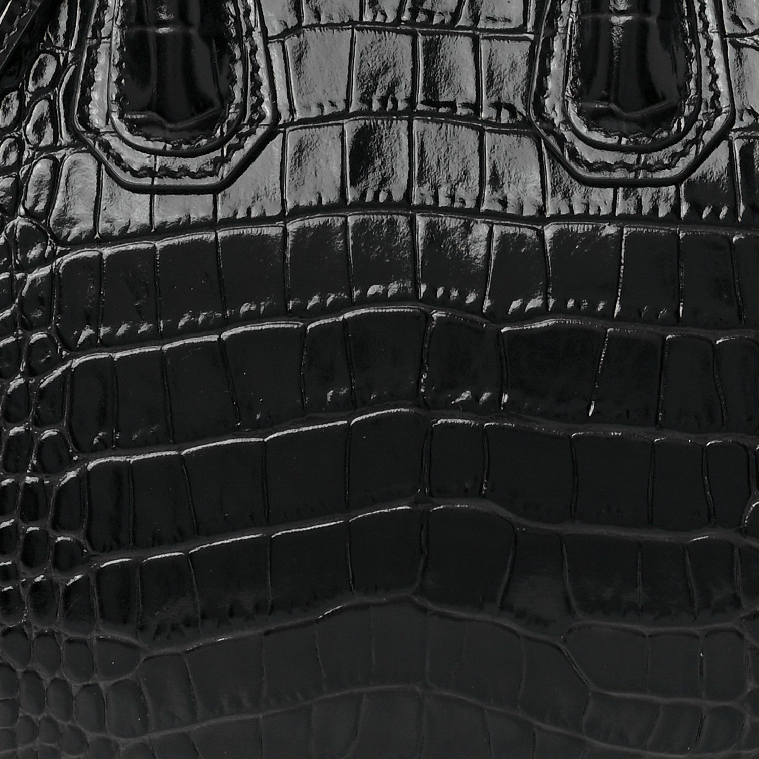 Givenchy Calfskin Crocodile Embossed Mini Antigona Deep Blue 9 of 12