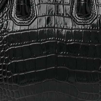Givenchy Calfskin Crocodile Embossed Mini Antigona Deep Blue 9 of 12