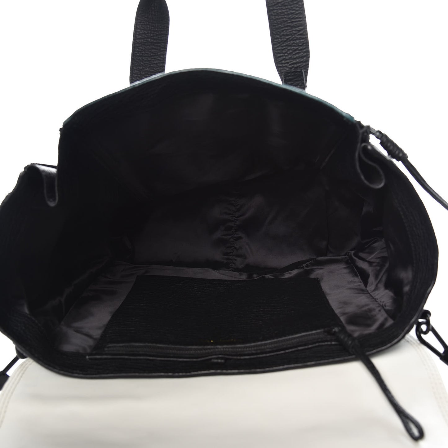 3.1 Textured Calfskin Colorblock Large Pashli Satchel Dark Teal