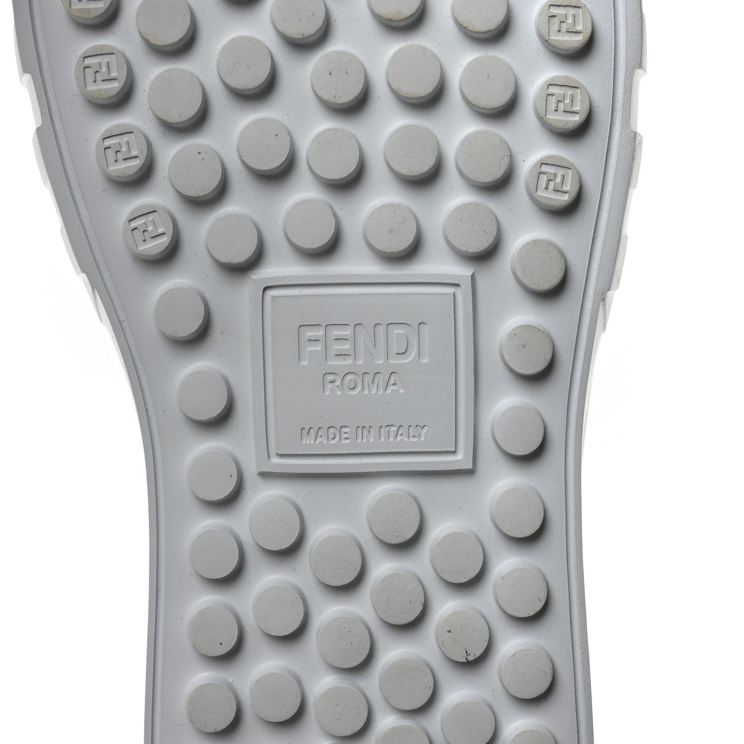 Fendi X SARAH COLEMAN Fabric Jacquard FF Vertigo Mens Fendi Force High Top Sneakers 8 Tobacco Black 7 of 9