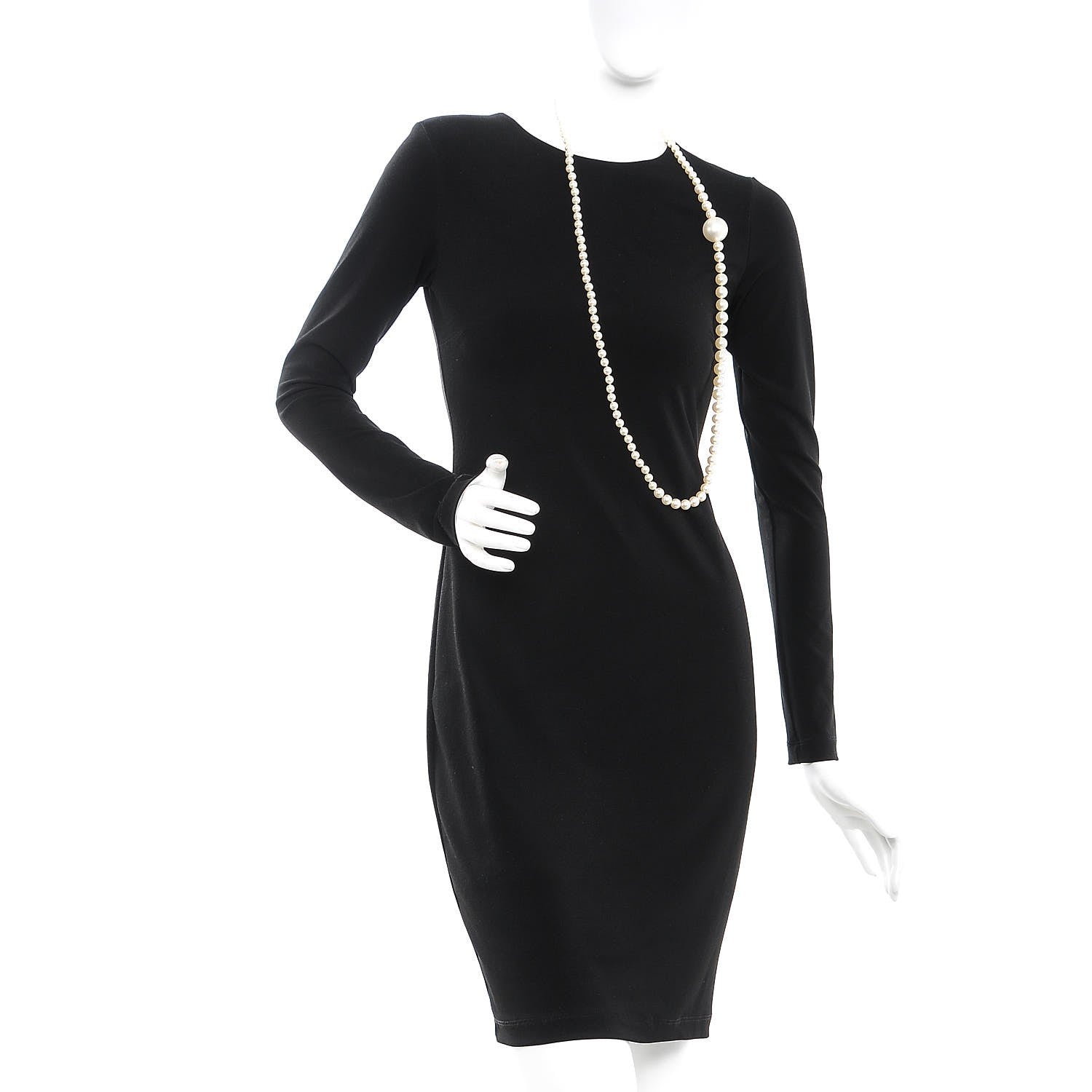 Chanel Pearl CC Long Necklace Gold 2 of 6