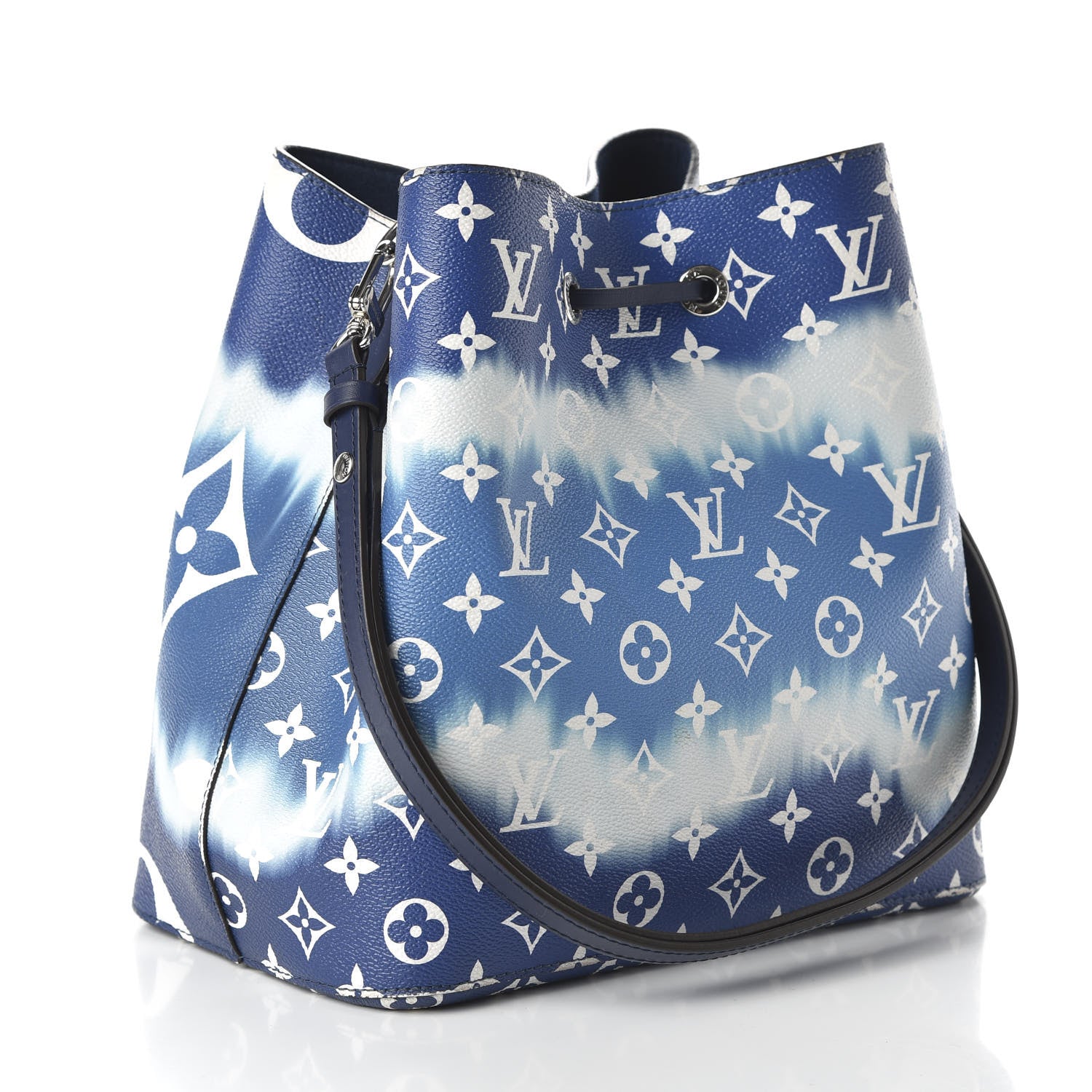 Louis Vuitton Monogram Escale Neonoe MM Blue 3 of 10