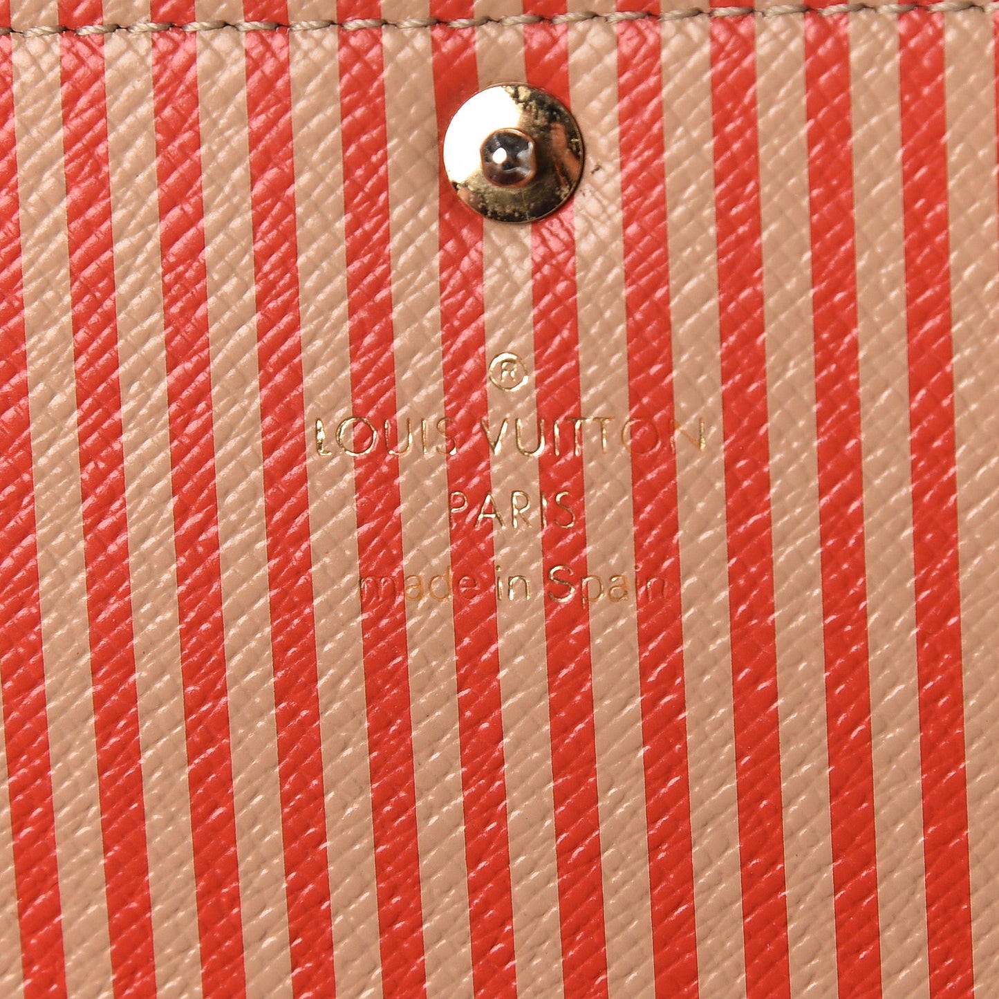 Monogram Trunks and Locks Sarah Wallet