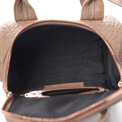 Alexander Wang Pebbled Lambskin Mini Rockie Latte Rose Gold Hardware 4 of 8