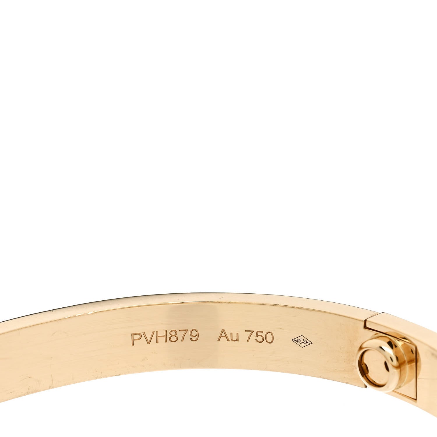 Cartier 18K Yellow Gold LOVE Bracelet 17 5 of 6