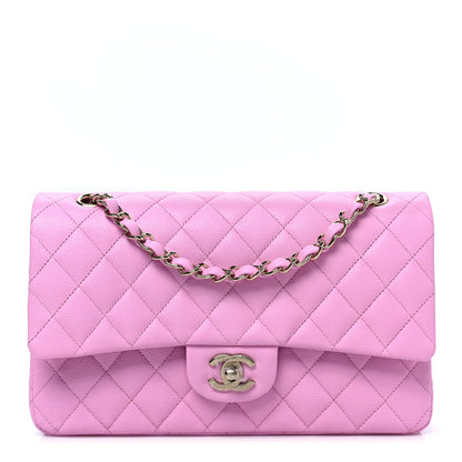 Chanel Caviar Quilted Medium Double Flap Pink 1 of 8