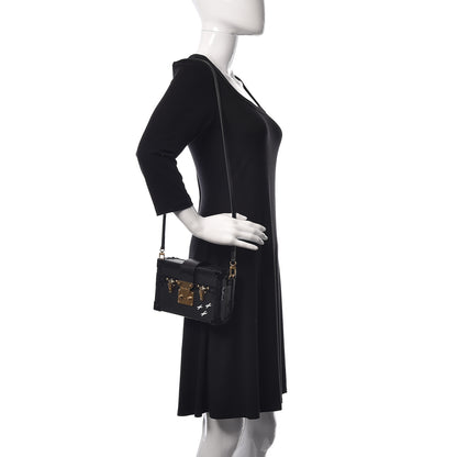 Louis Vuitton Epi Petite Malle Black 2 of 11
