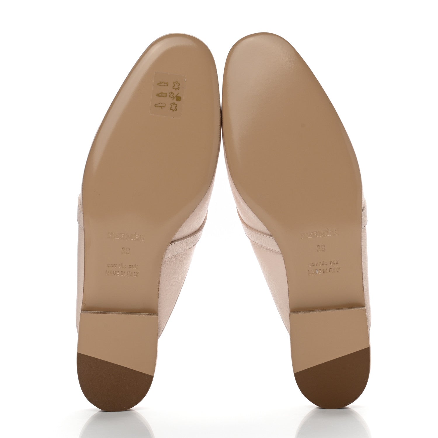 Hermes Goatskin Oz Mules 39 Blanc Poros 5 of 8