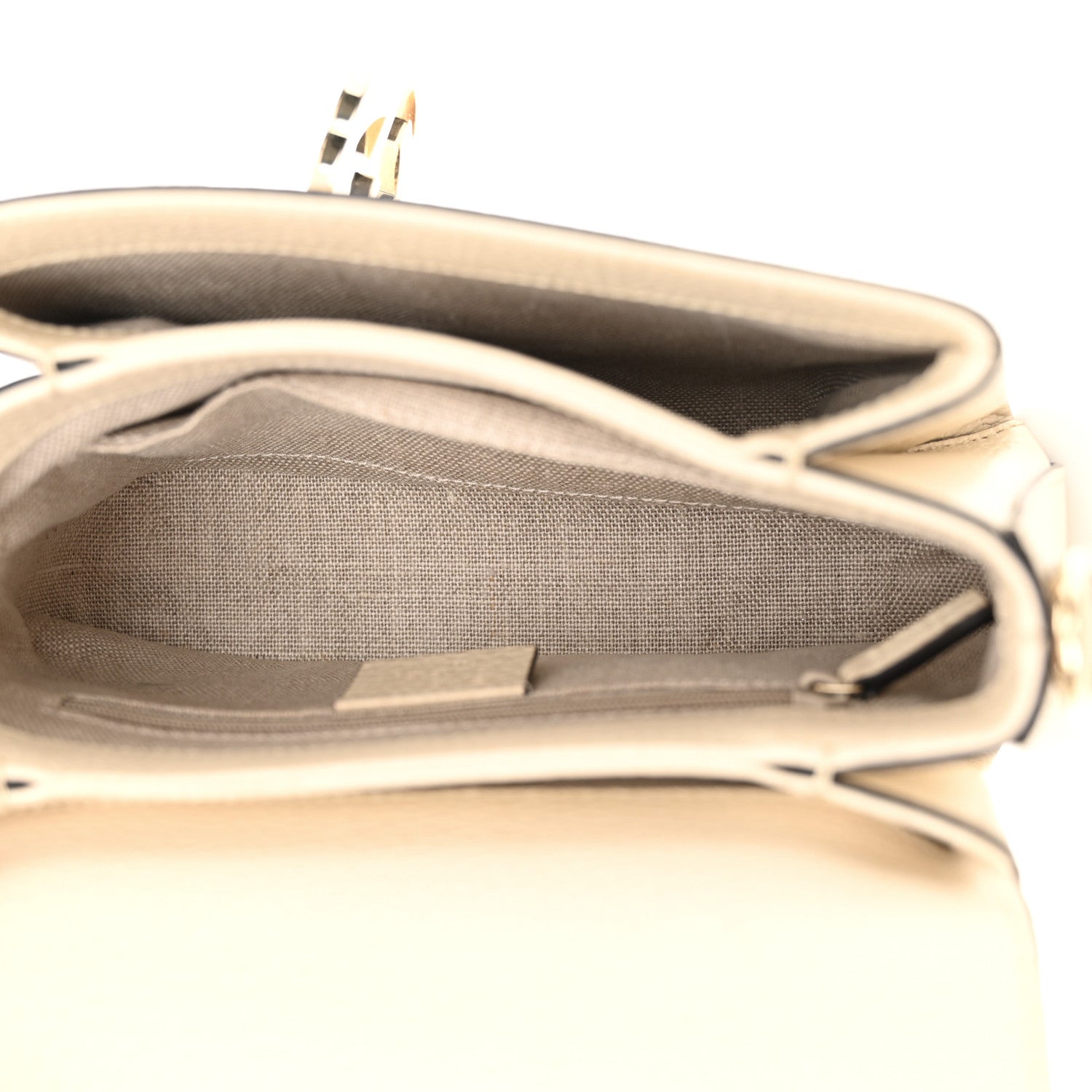 Gucci Dollar Calfskin Interlocking G Crossbody Bag Mystic White 5 of 16