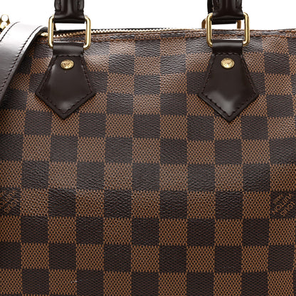 Louis Vuitton Damier Ebene Speedy Bandouliere 25 7 of 10