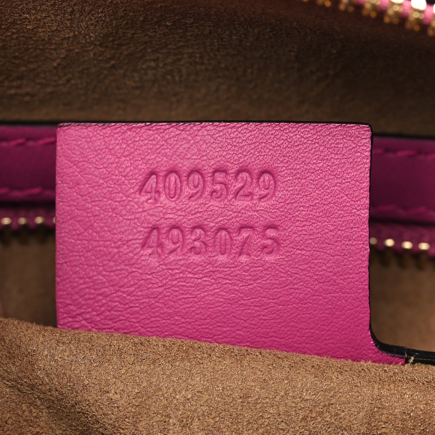 Gucci GG Supreme Monogram Moon Calfskin Small Boston Beige Ebony Hibiscus Red New Rosette 7 of 7