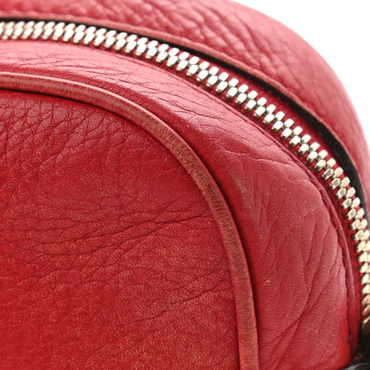 Gucci Pebbled Calfskin Small Soho Disco Bag Tabasco Red 14 of 15