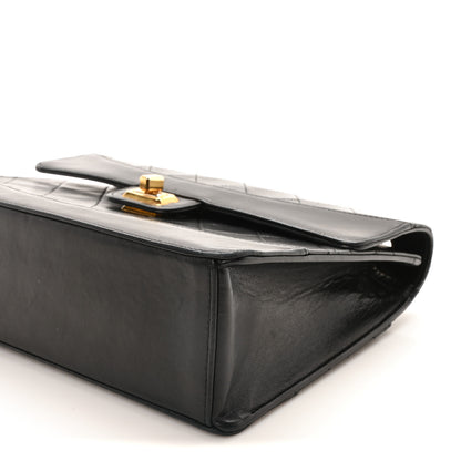 Chanel Lambskin Quilted Medium Mademoiselle Single Flap Black 10 of 10