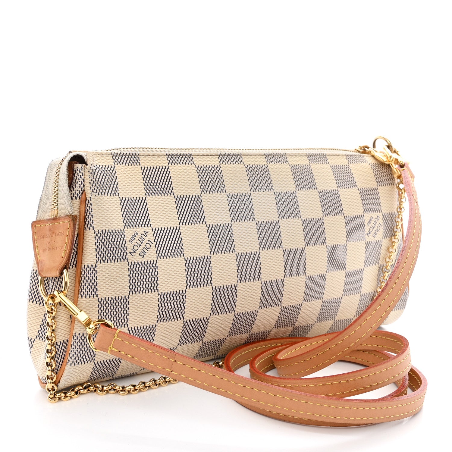 Louis Vuitton Damier Azur Eva Clutch 3 of 12