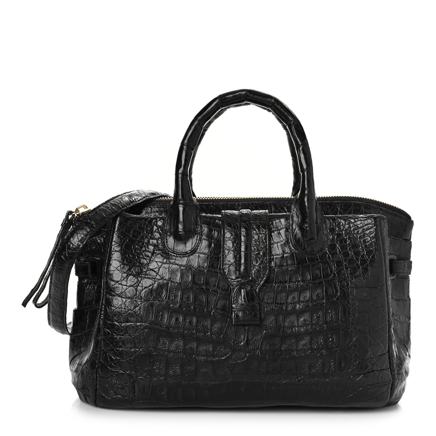 Nancy Gonzalez Crocodile Cristina Satchel Black 1 of 10