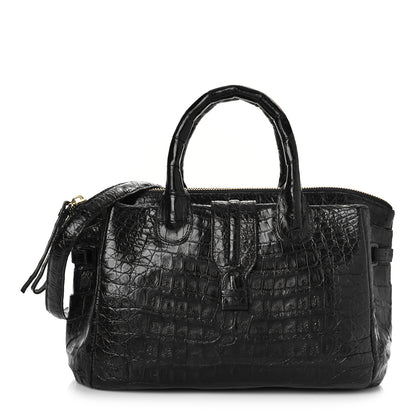 Nancy Gonzalez Crocodile Cristina Satchel Black 1 of 10