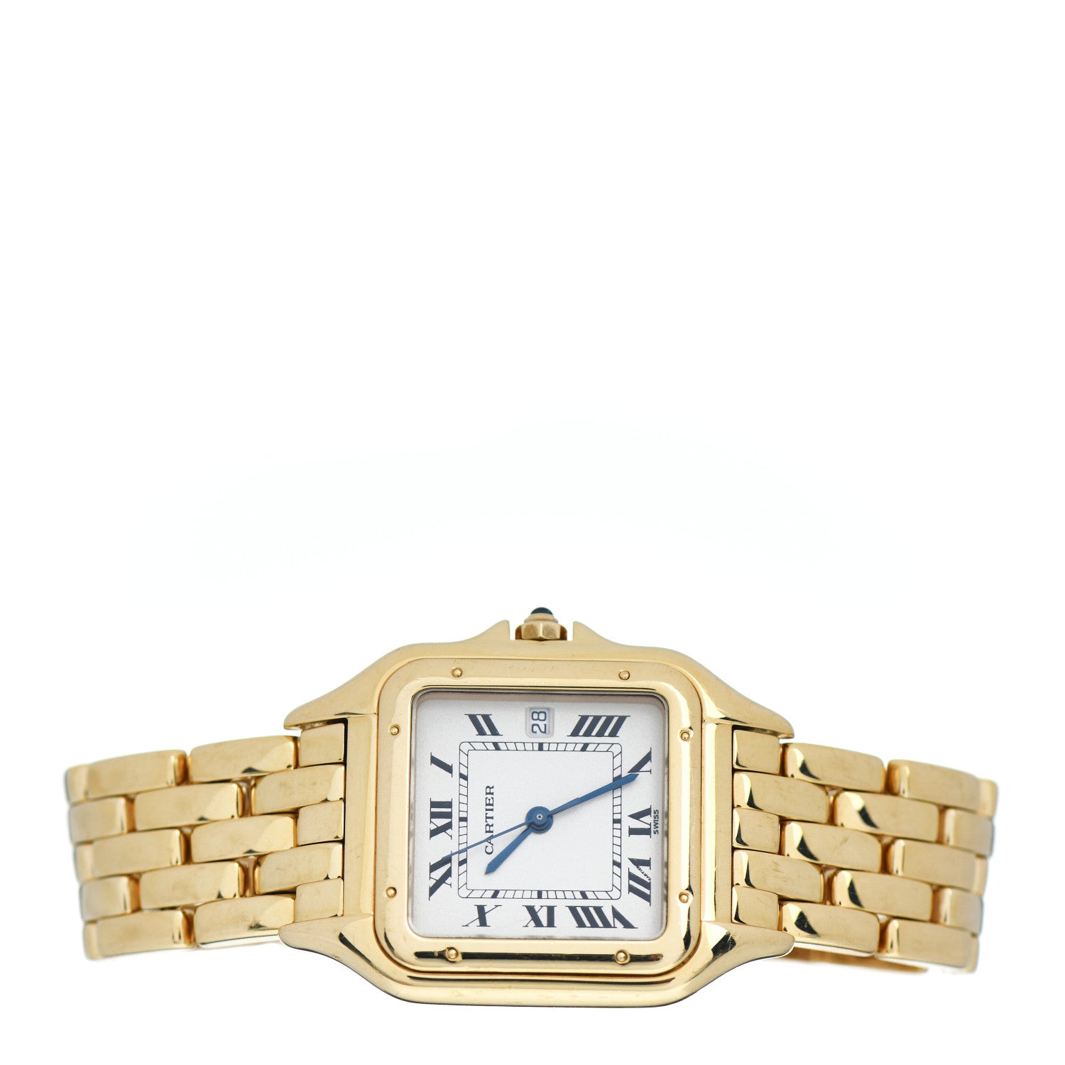 Cartier 18K Yellow Gold 27mm Panthere Quartz Watch 2 of 4