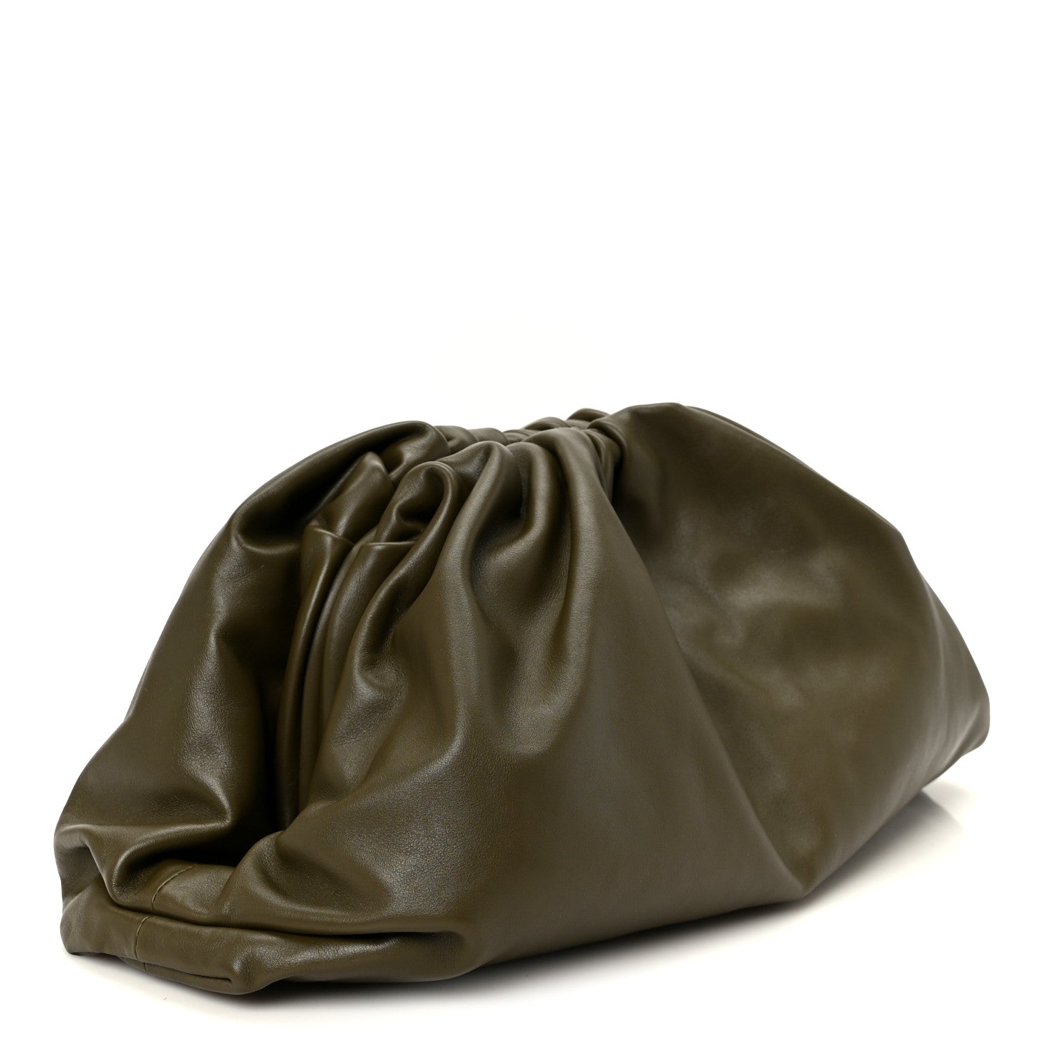Bottega Veneta Smooth Butter Calf The Pouch Oversized Clutch Mustard 3 of 11
