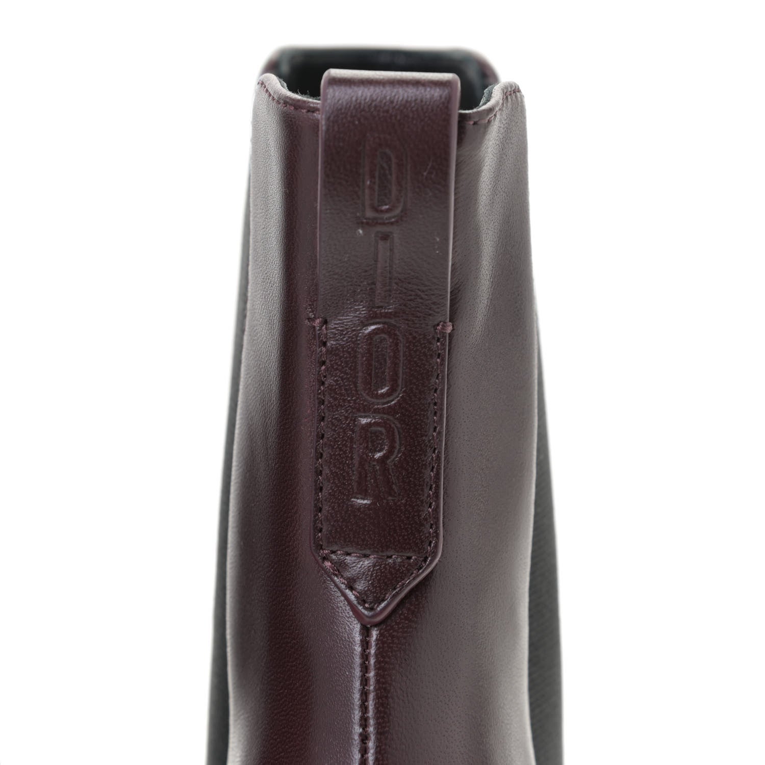 Christian Dior Lambskin District Ankle Boots 38 Rouge Noir 10 of 11