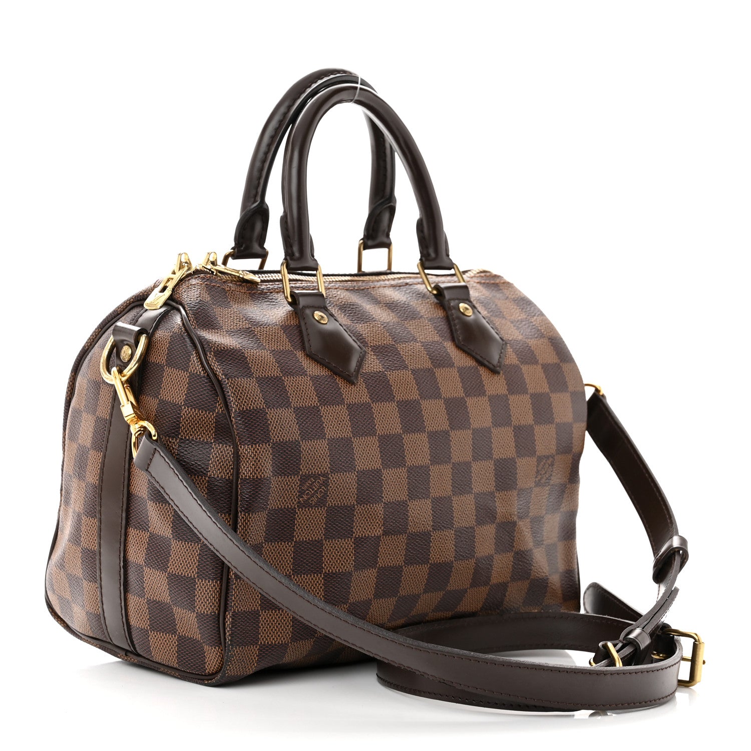 Louis Vuitton LOUIS VUITTON Damier Ebene Speedy Bandouliere 25 3 of 11