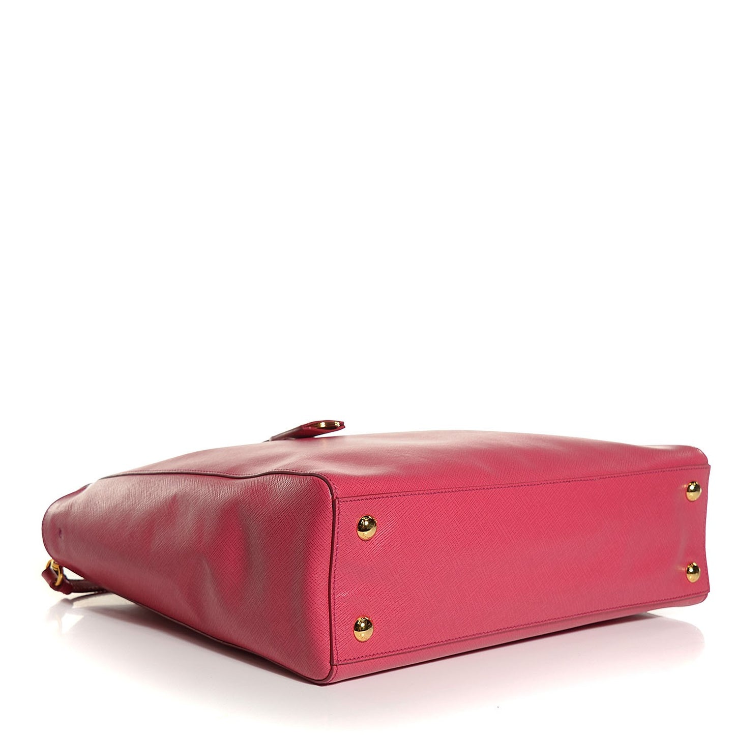 Saffiano Lux Double Handle Shopping Tote Peonia
