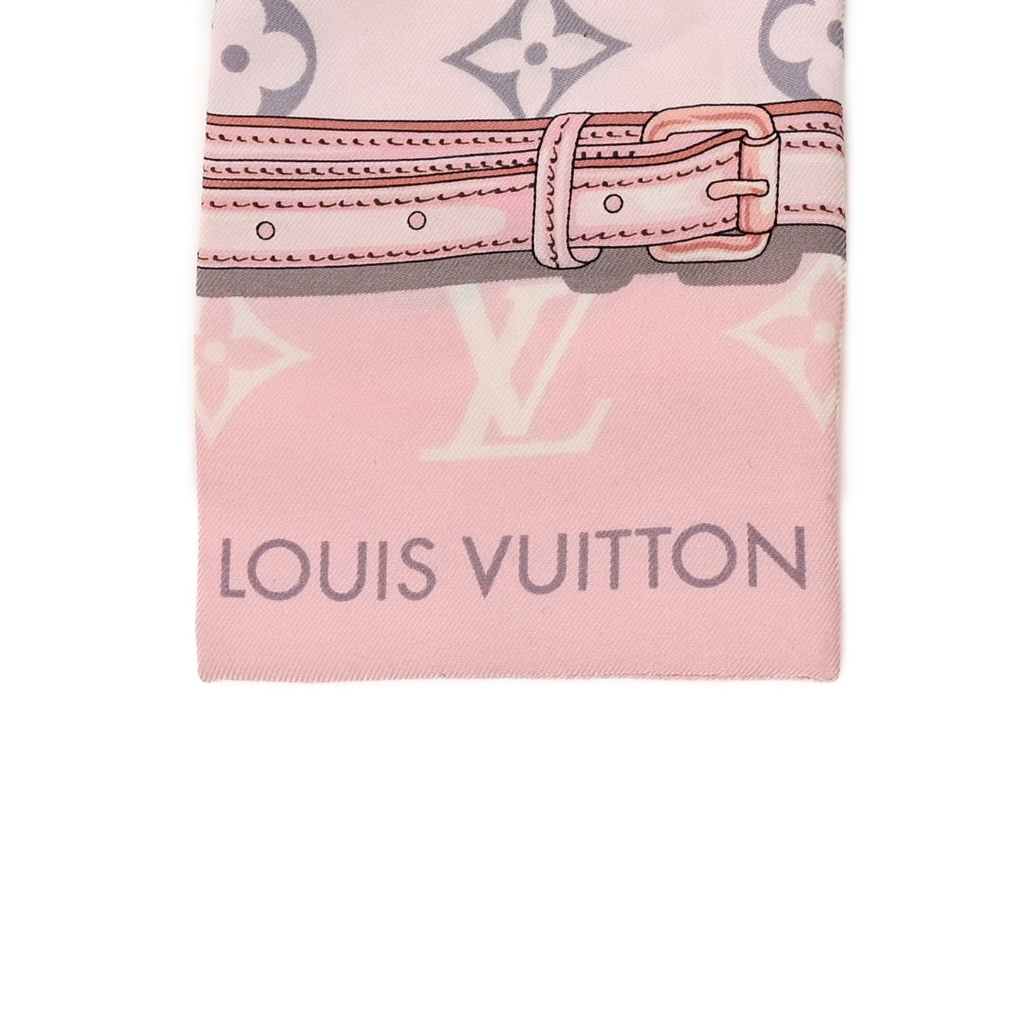 Silk Monogram Confidential Bandeau Light Pink