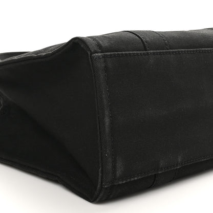 Marc Jacobs Cotton Canvas Medium The Traveler Tote Bag Black 8 of 9