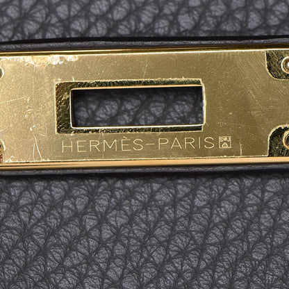 Hermes Taurillon Clemence Birkin 35 Etain 29 of 41