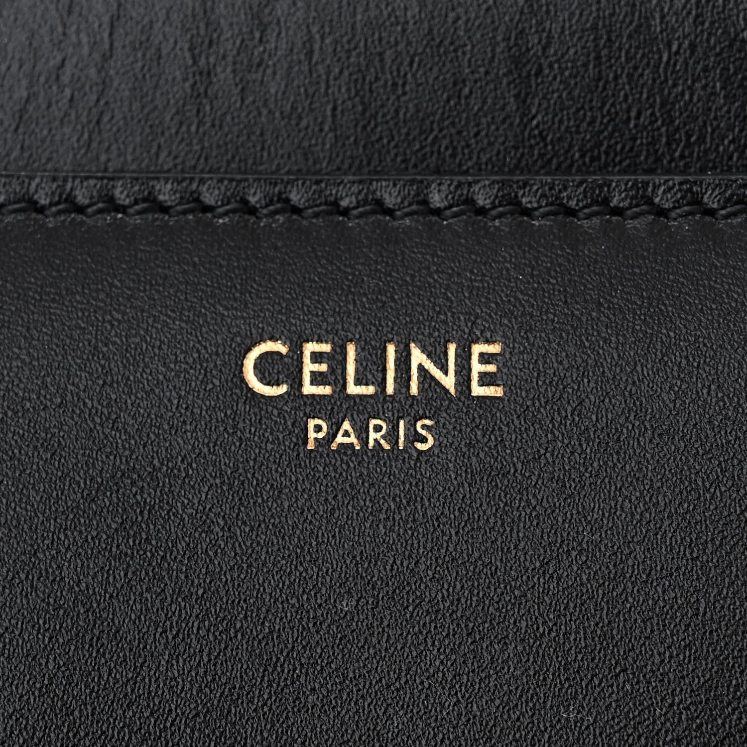 Celine Satinated Calfskin Small 16 Top Handle Bag Black 6 of 12