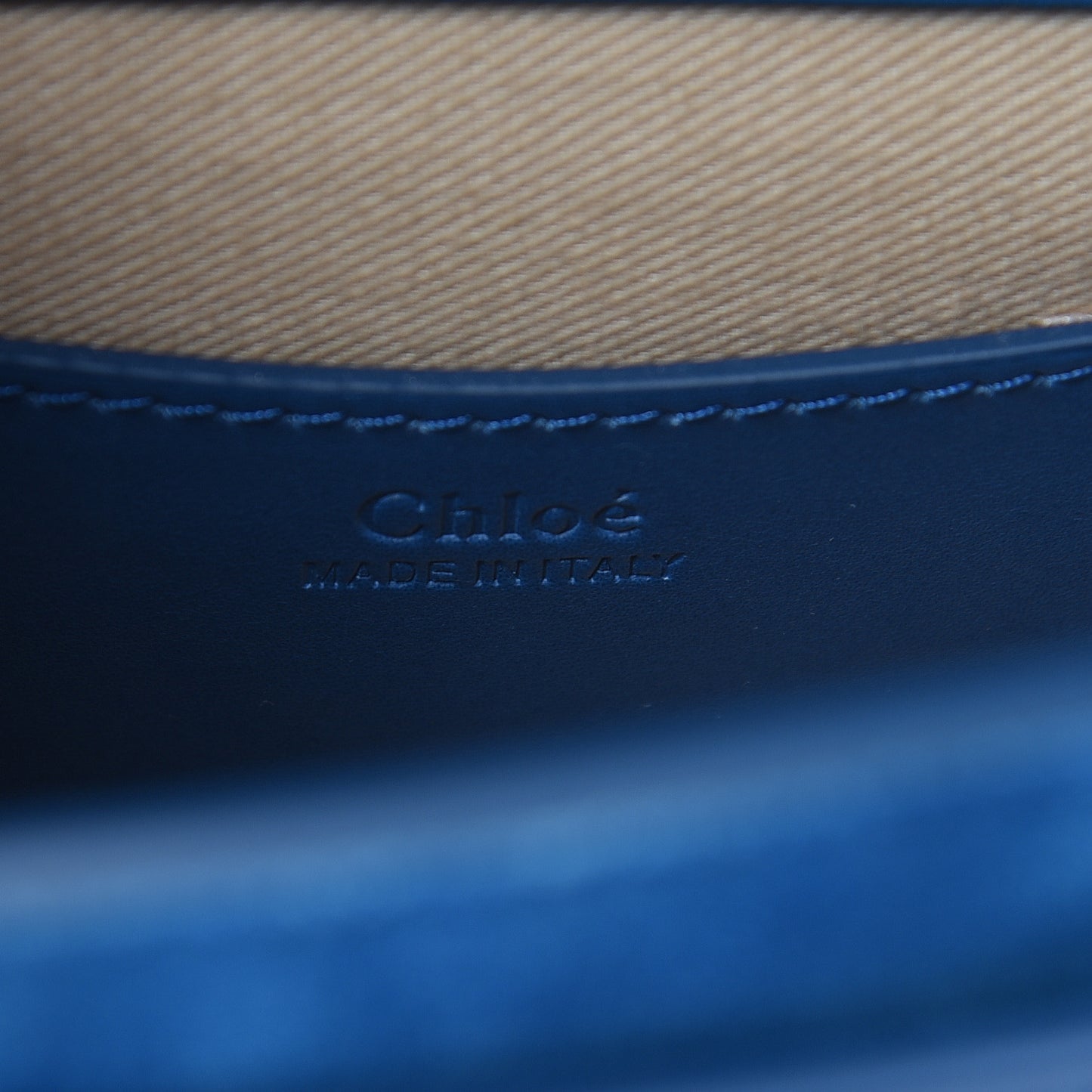 Calfskin Small Tess Bag Smoky Blue