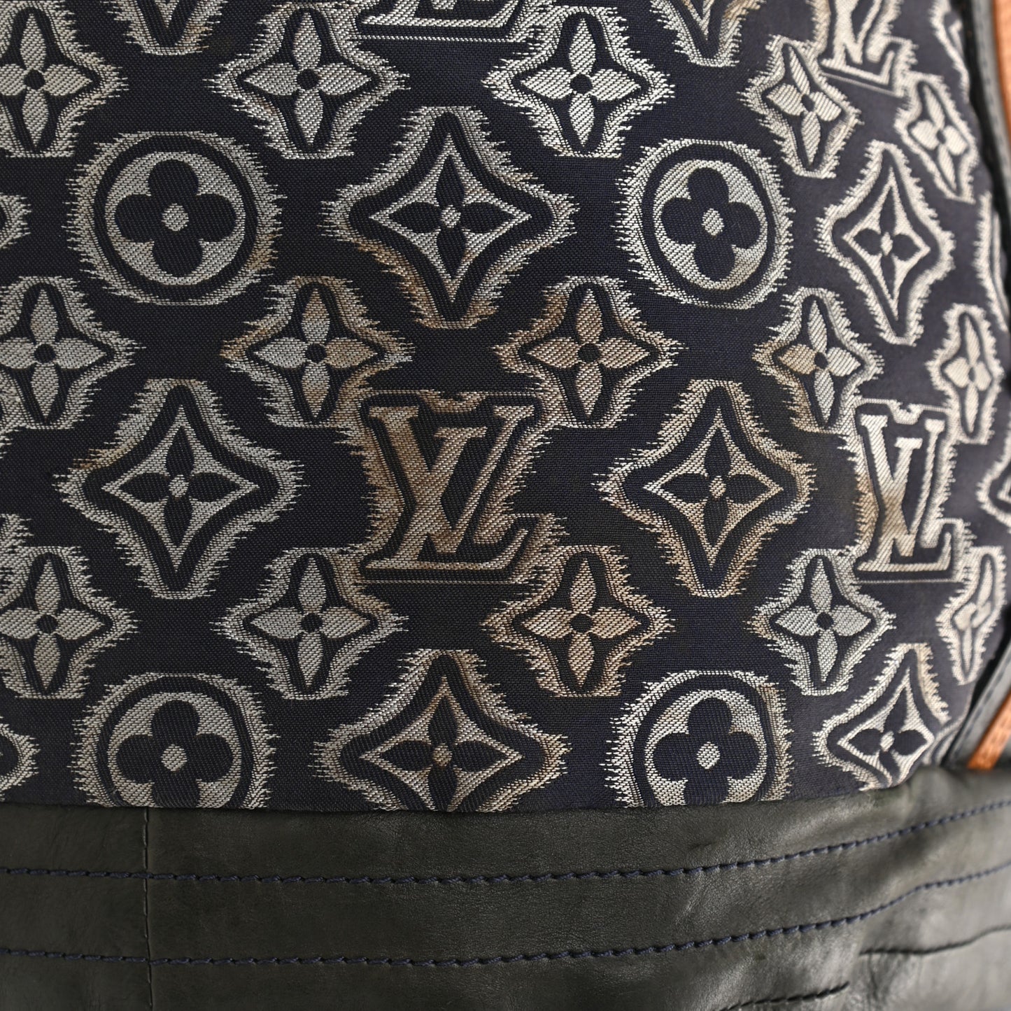 Jacquard Monogram Aviator Navy