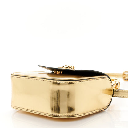 Versace Metallic Calfskin Mini La Medusa Bag Gold 11 of 11