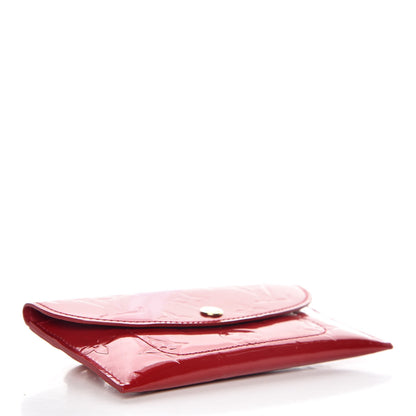 Louis Vuitton Vernis Envelope Plate Pouch Pomme D'Amour 4 of 8