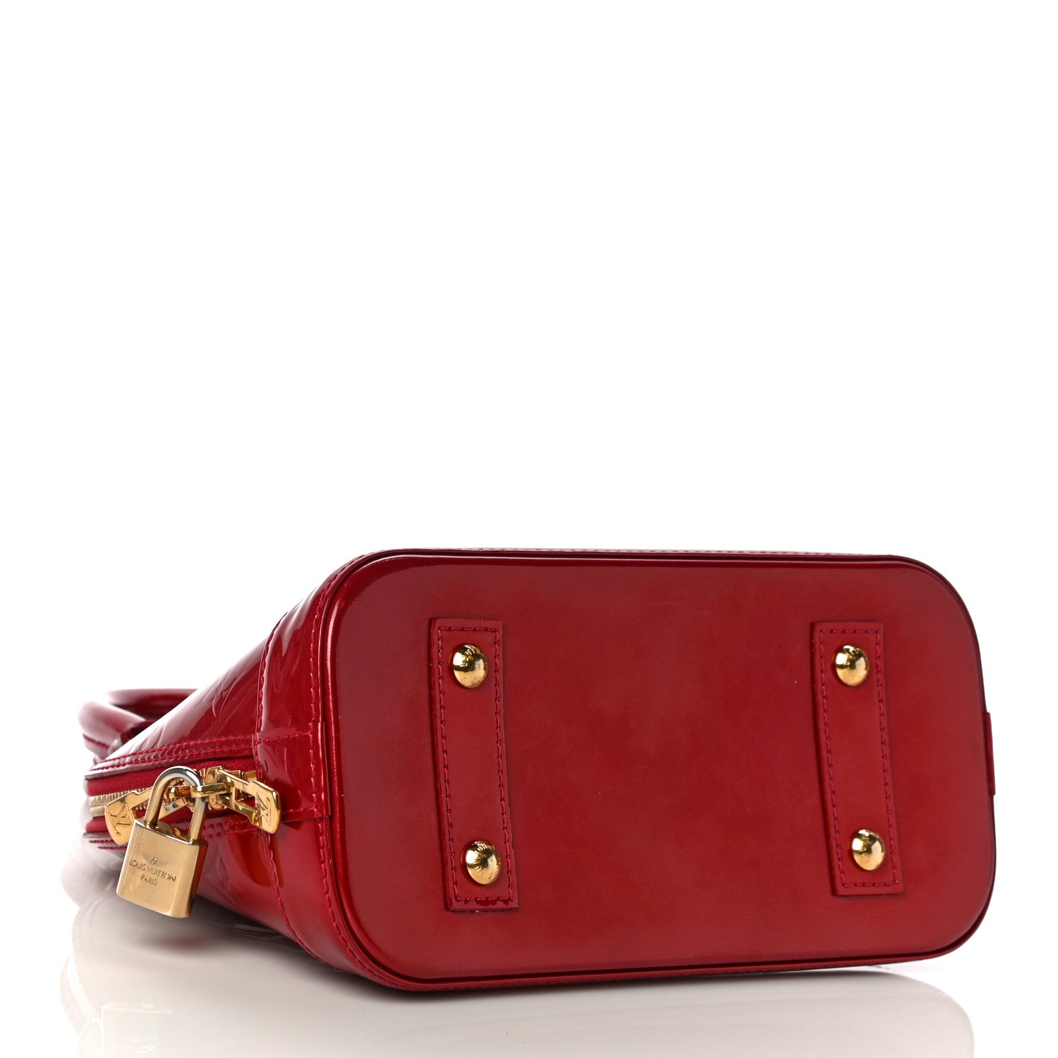 Louis Vuitton Vernis Alma BB Pomme D'Amour 4 of 11