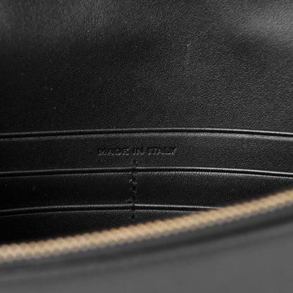 Saint Laurent Smooth Calfskin Classic Monogram Kate Tassel Chain Wallet Black 7 of 7