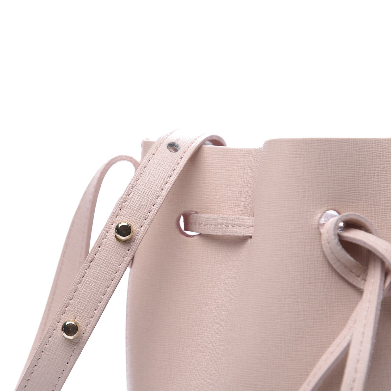 Mansur Gavriel Saffiano Mini Bucket Bag Rosa 9 of 10