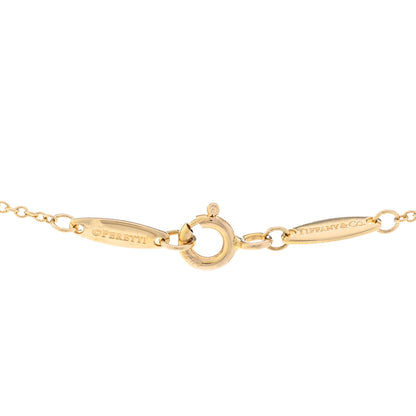 Tiffany 18K Yellow Gold Diamond .16ct Elsa Peretti Diamonds by the Yard Pendant Necklace 4 of 5