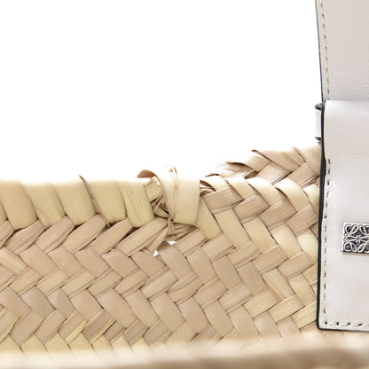 Loewe Raffia Small Basket Tote Bag Natural White 8 of 11