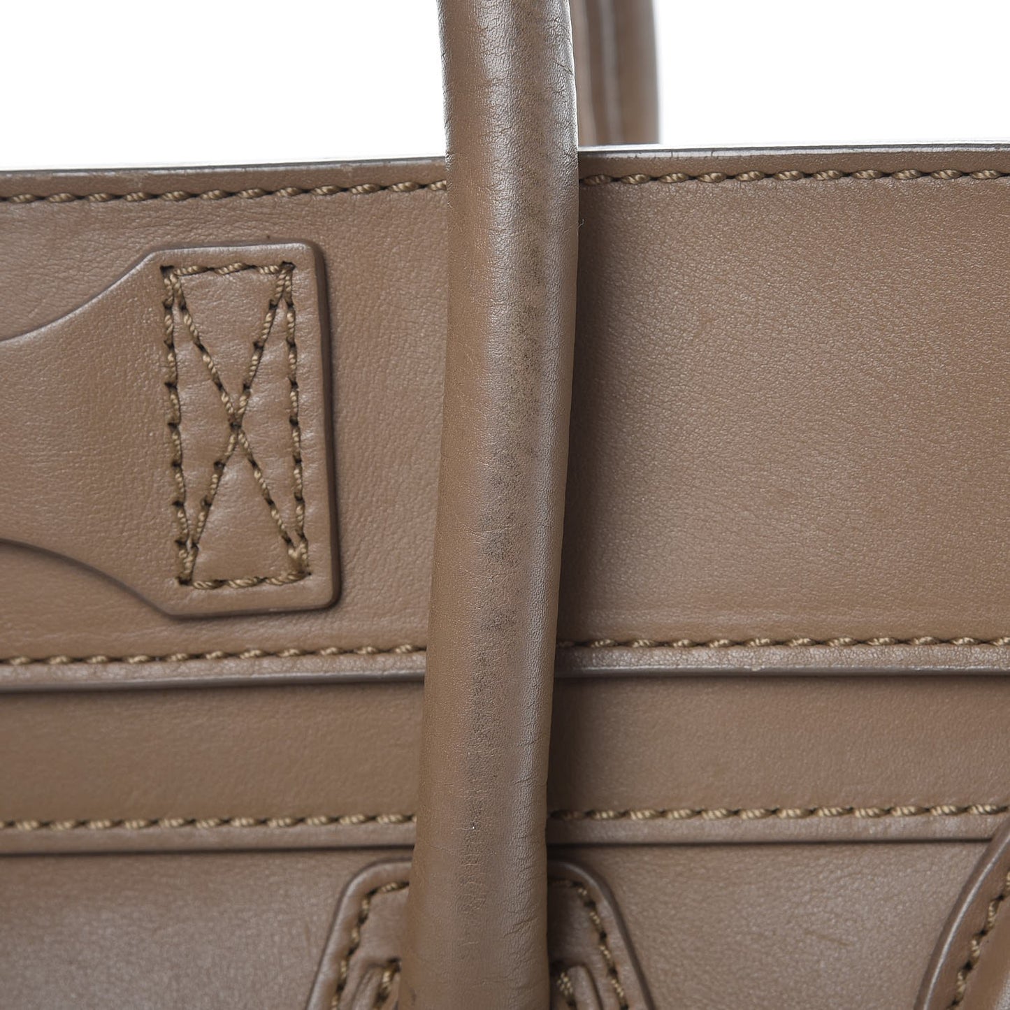 Smooth Calfskin Mini Luggage Camel