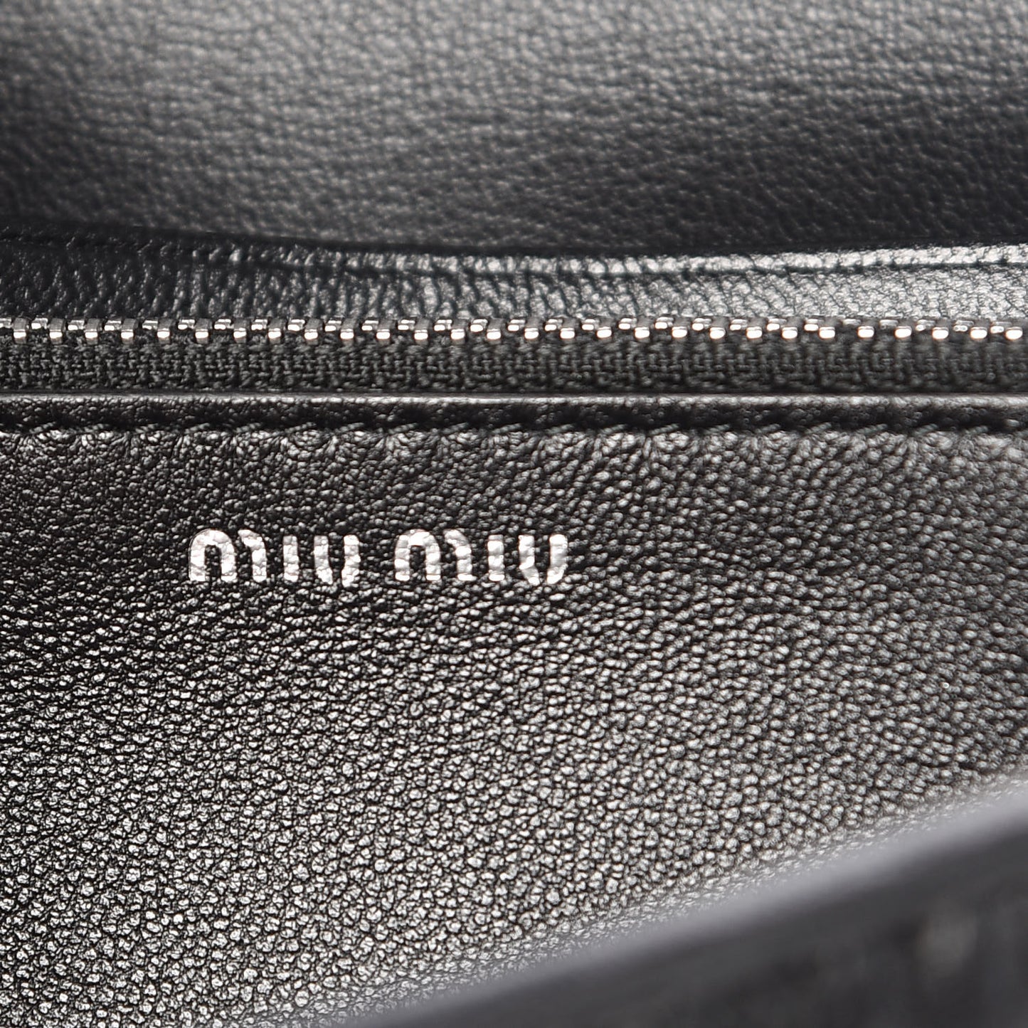 Nappa Matelasse Flap Wallet Black