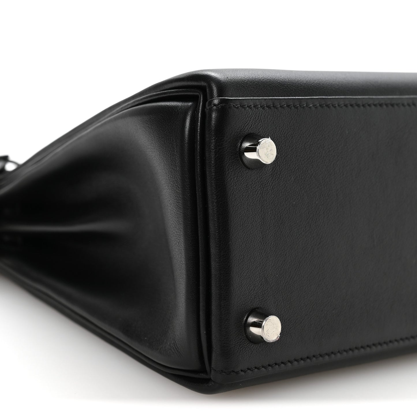 Cheri Calfskin Kelly Retourne 25 Black