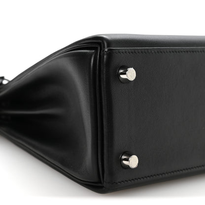 Hermes Cheri Calfskin Kelly Retourne 25 Black 9 of 11