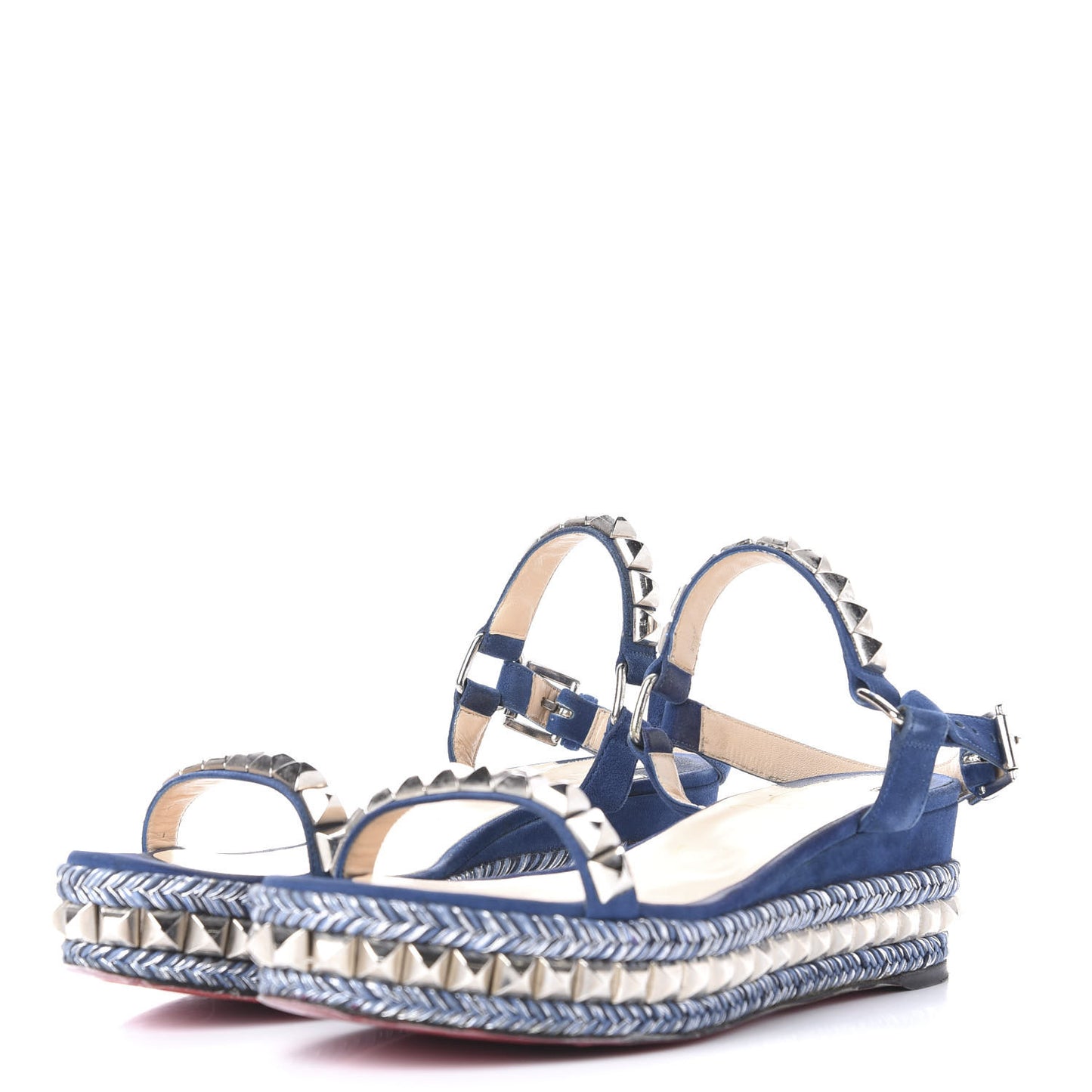 Veau Velours Cataclou 60 Platform Sandals 38 Blue