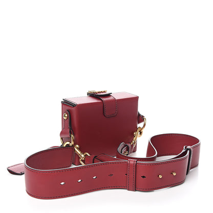 Christian Dior Lambskin Dioraddict Lockbox Red 2 of 12