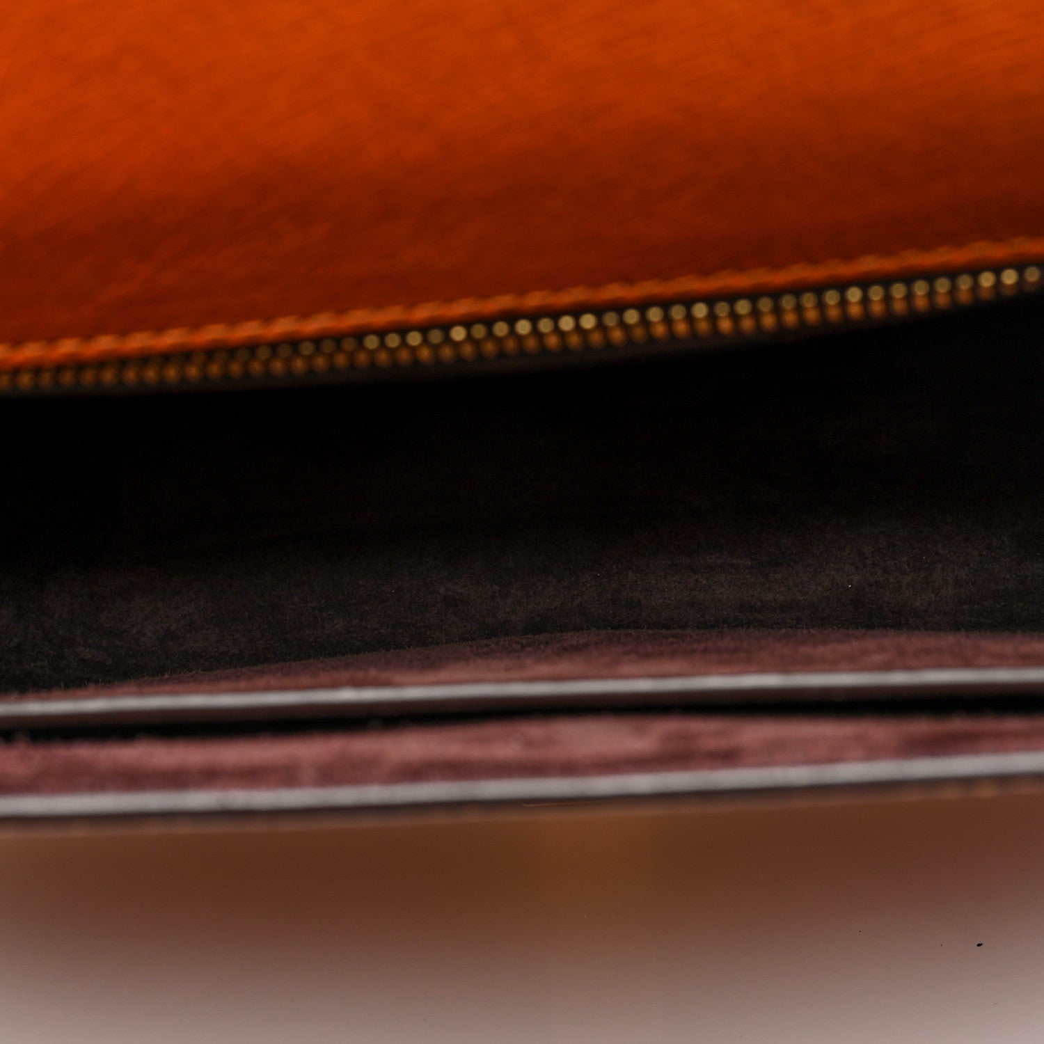 Saint Laurent Ostrich Carre Satchel Brick 5 of 9