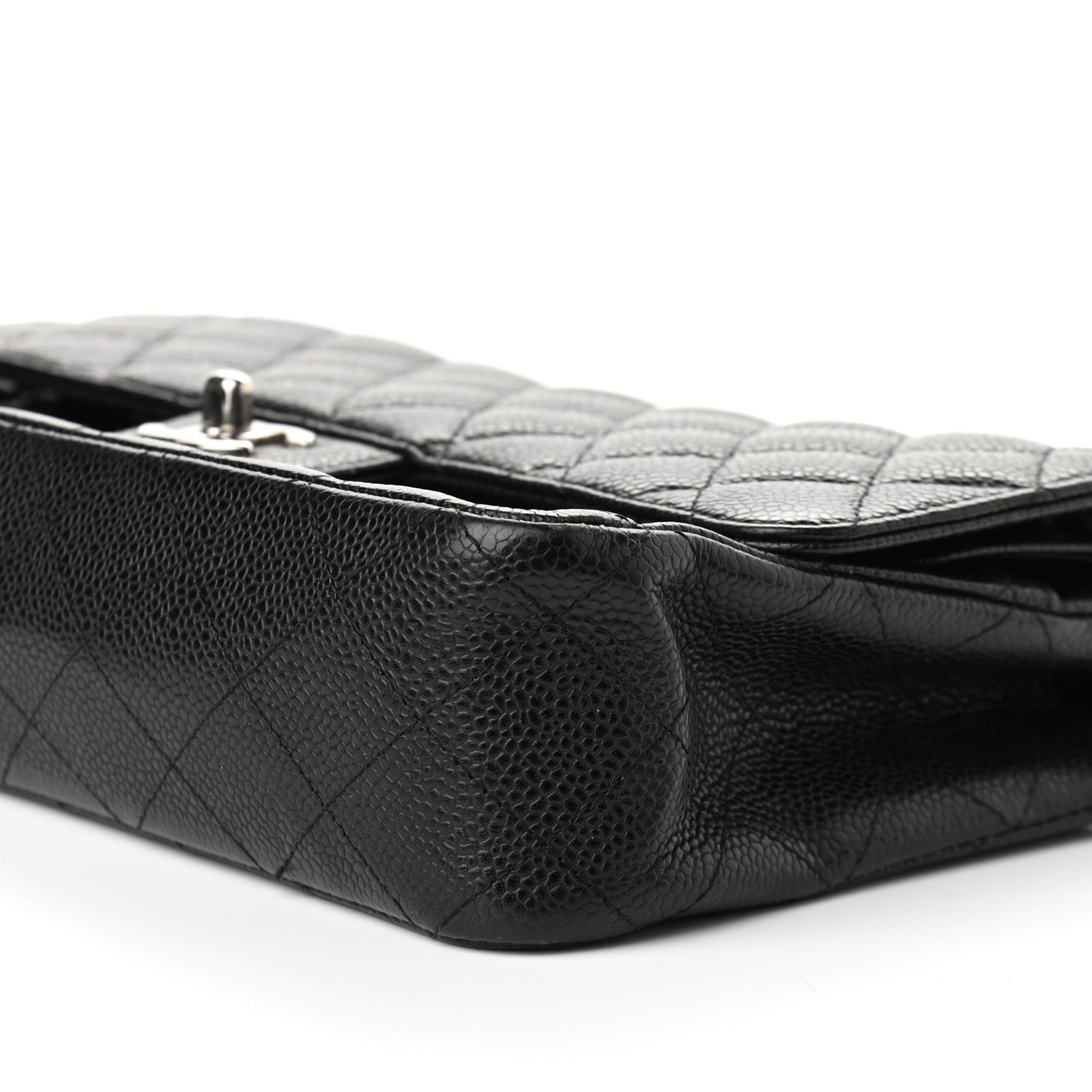 Chanel Caviar Quilted Medium Double Flap Black 8 of 8