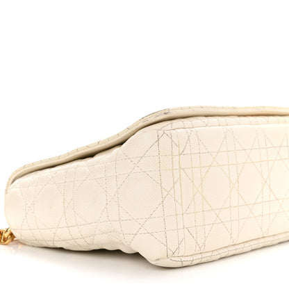 Christian Dior Grained Calfskin Cannage Large Caro Bag Latte 9 of 12