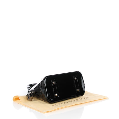 Louis Vuitton Vernis Alma BB Noir Magnetique 4 of 7