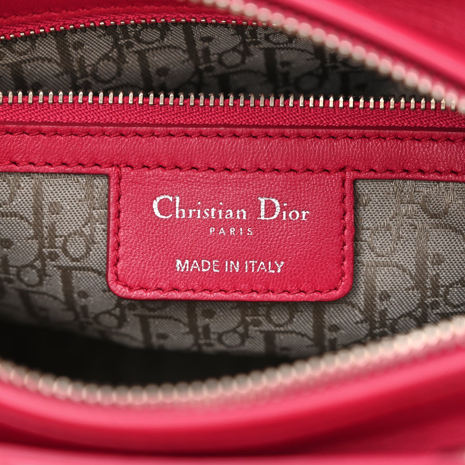 Christian Dior Lambskin Cannage Medium Lady Dior Pink 6 of 12
