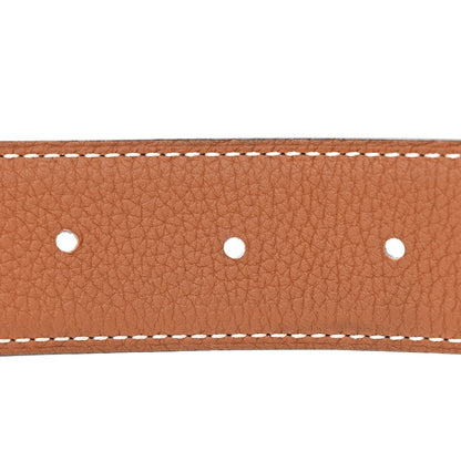 Hermes Box Togo 32mm H Belt 85 34 Black Gold 4 of 6